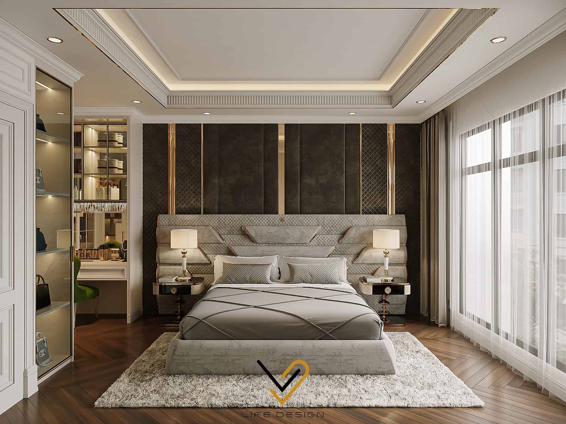 Thiết kế phòng ngủ hiện đại, thanh lịch 