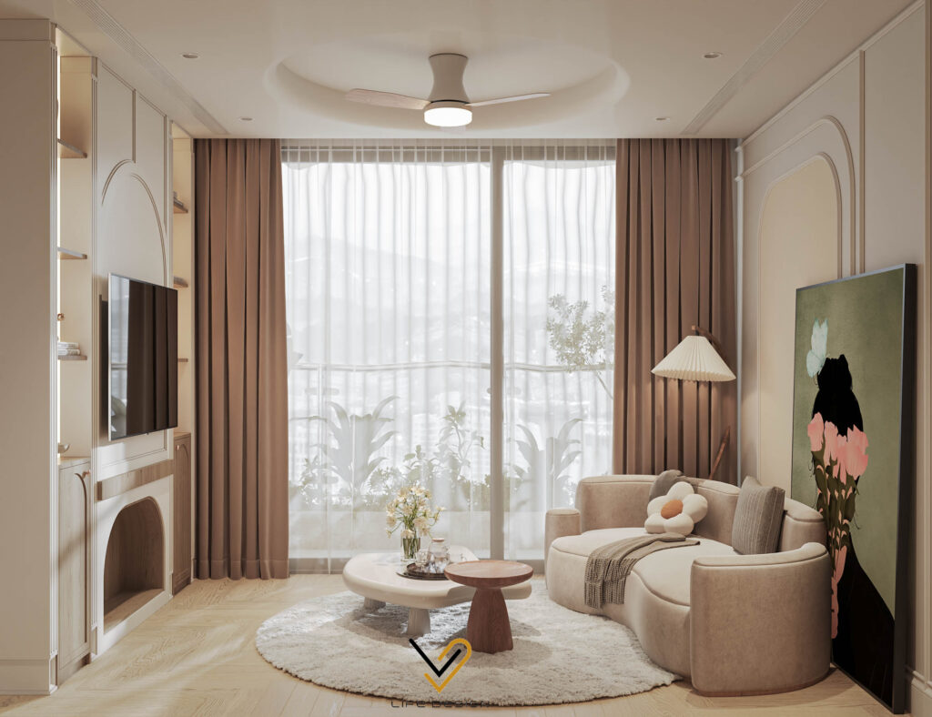 Thiết kế nội thất studio phong cách Hàn Quốc 