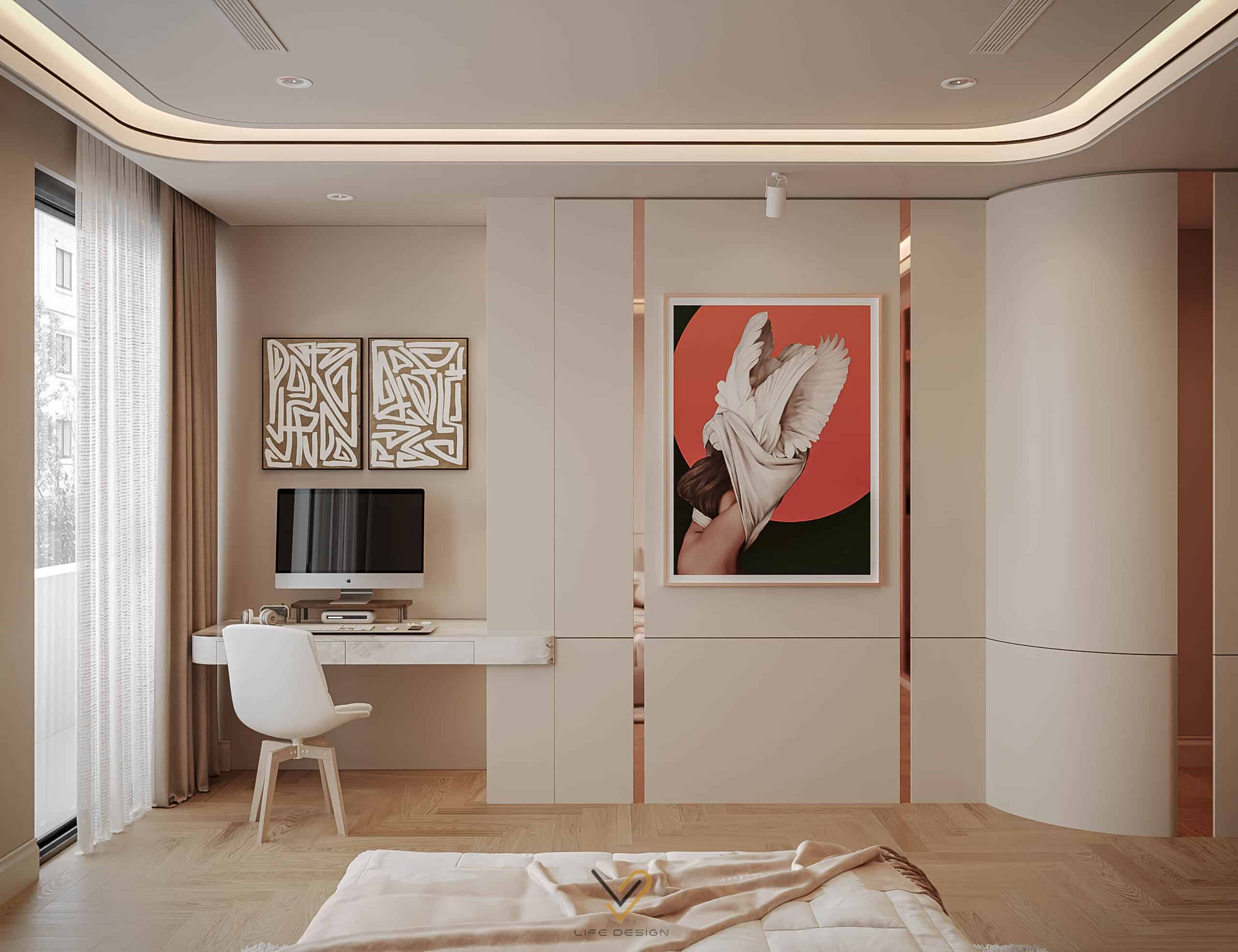 Phòng ngủ bé gái đẹp 