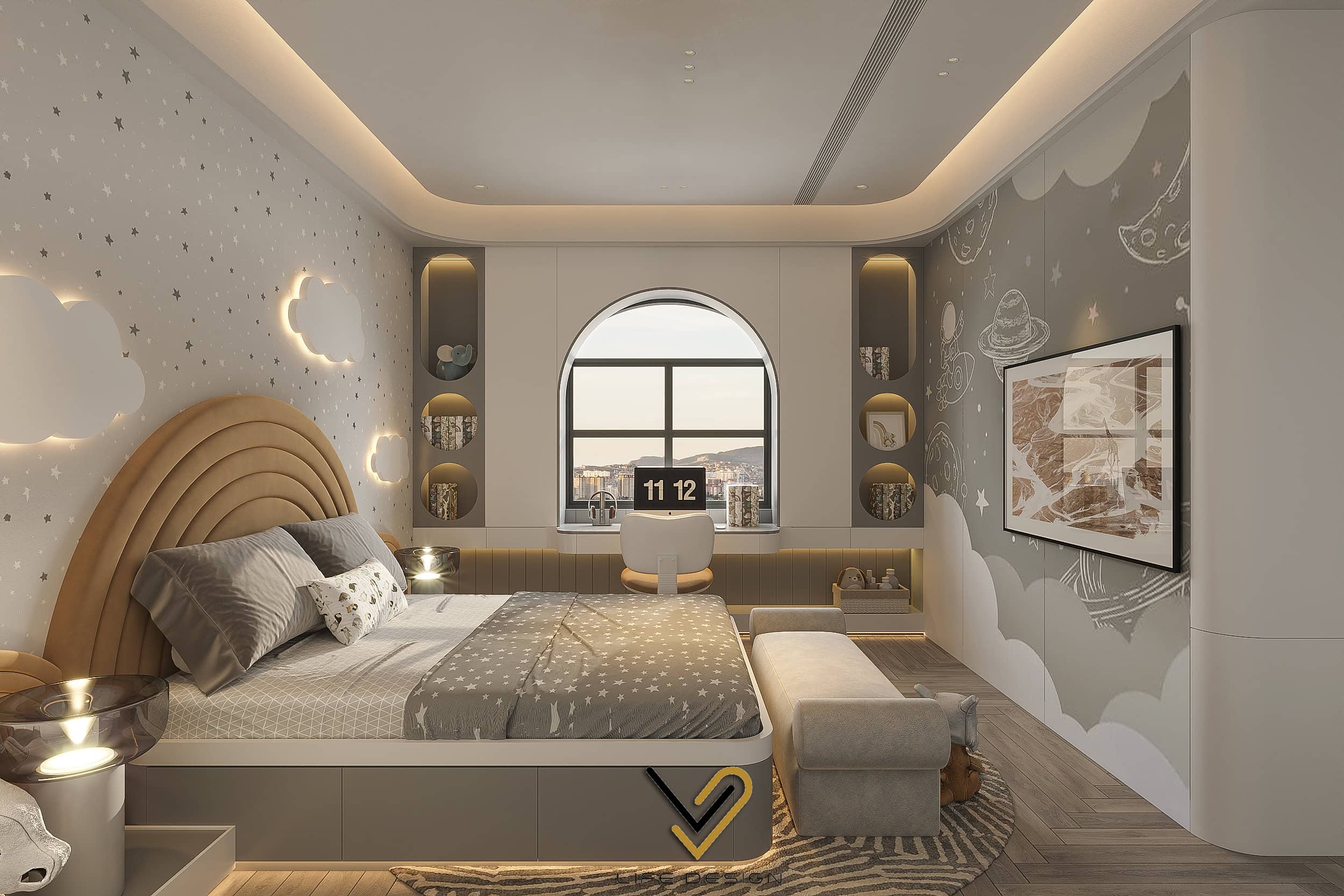 Mỗi không gian sẽ được Life Design bố trí nội thất sao cho hợp lý và khoa học nhất 