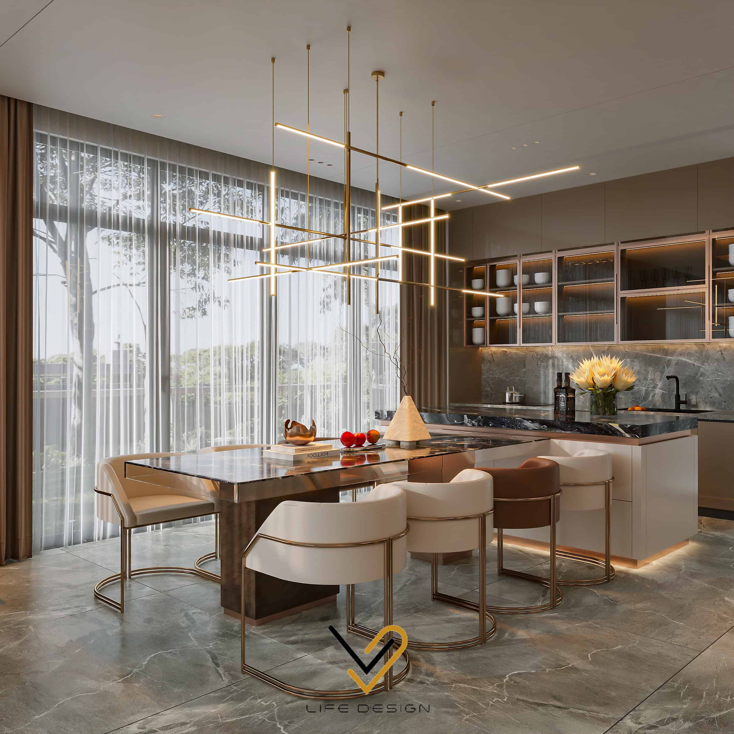 Phòng bếp hiện đại 