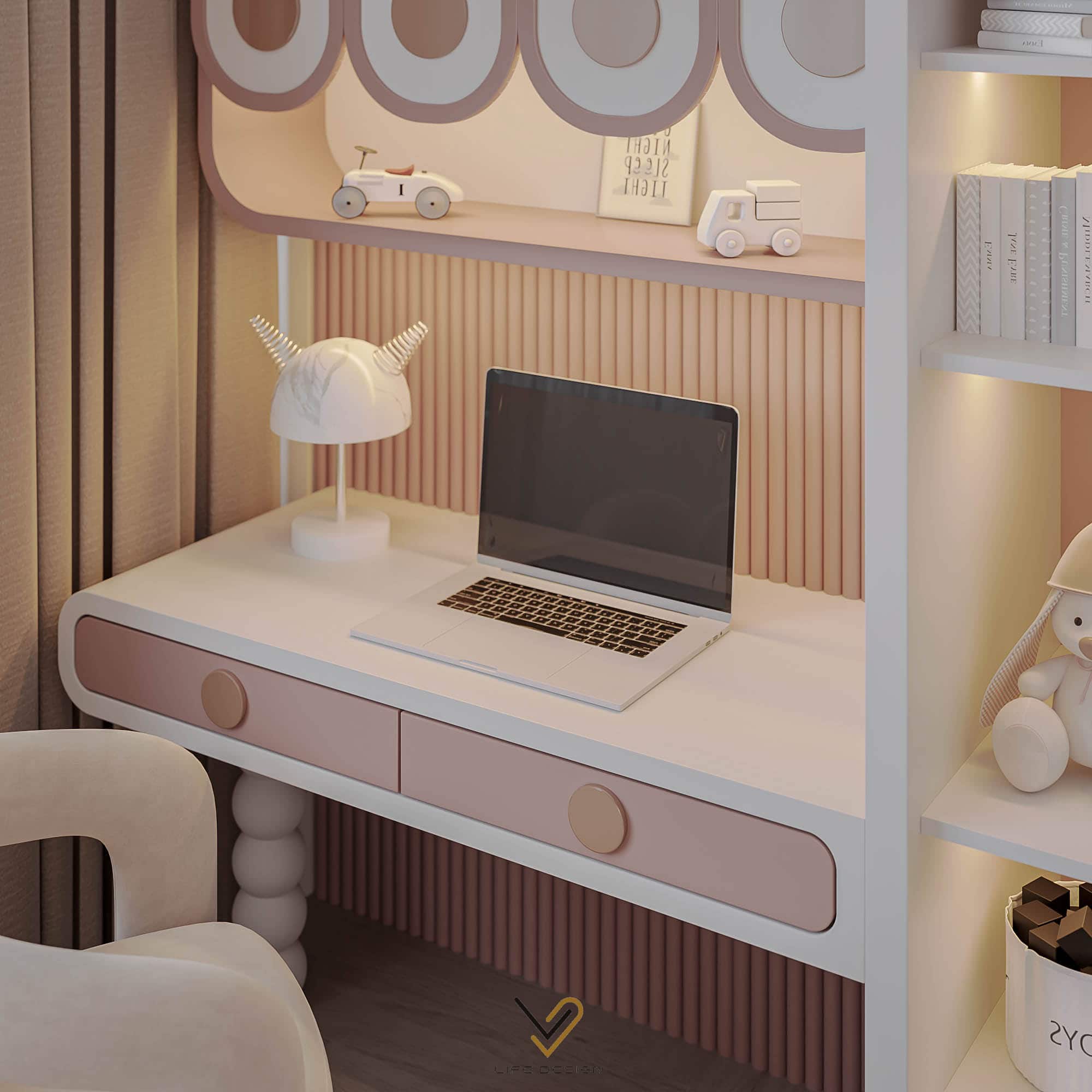 Phòng ngủ bé gái 