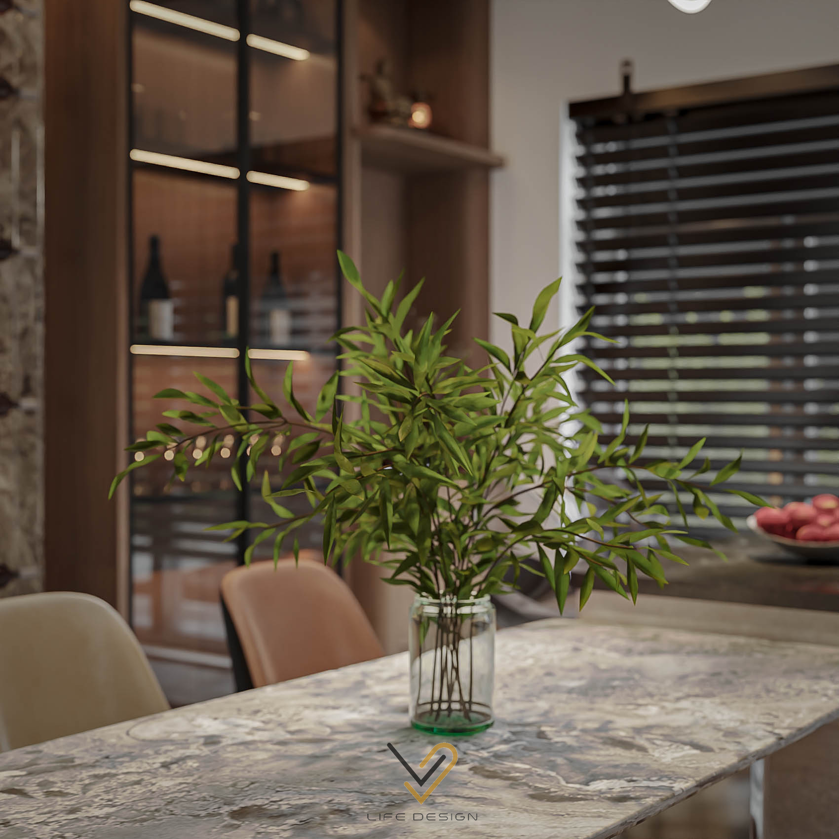 Ứng dụng của đá quartz trong mặt bàn ăn vừa sang trọng vừa ấn tượng thị giác 