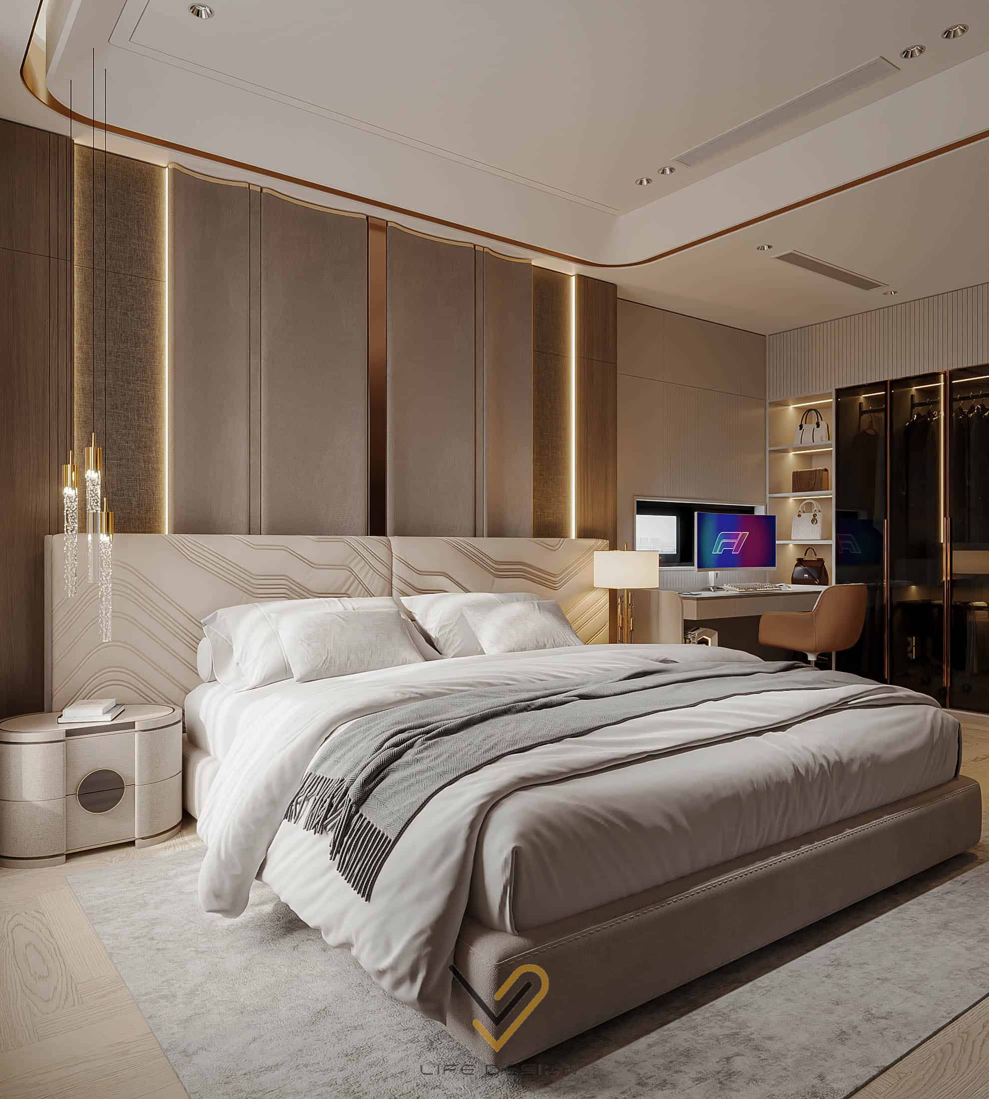 Lưu ý khi phối màu phòng ngủ bắt mắt và thư giãn tinh thần 