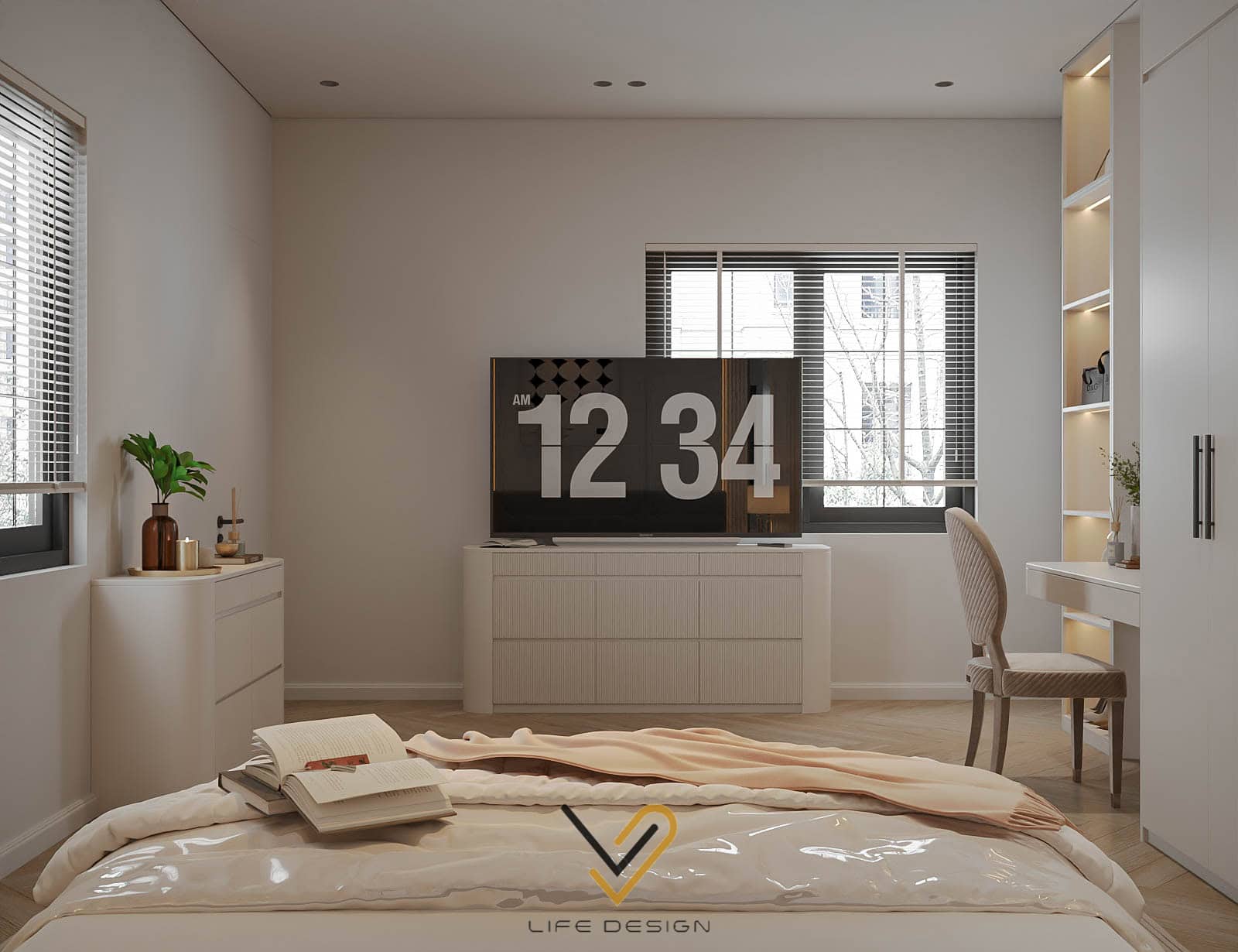 Nội thất bày trí khoa học, tiện nghi 