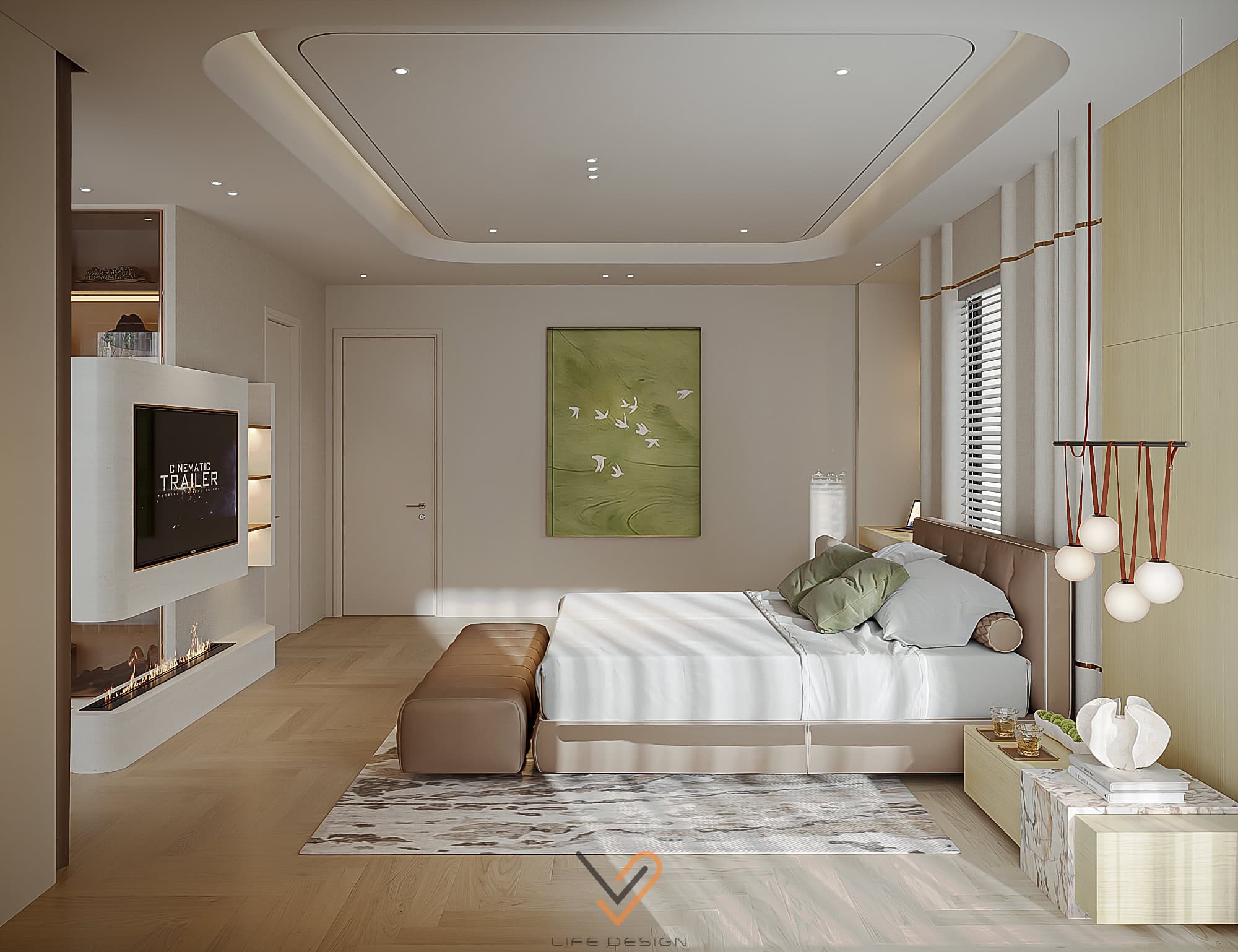 Tầm quan trọng của phối màu phòng ngủ 