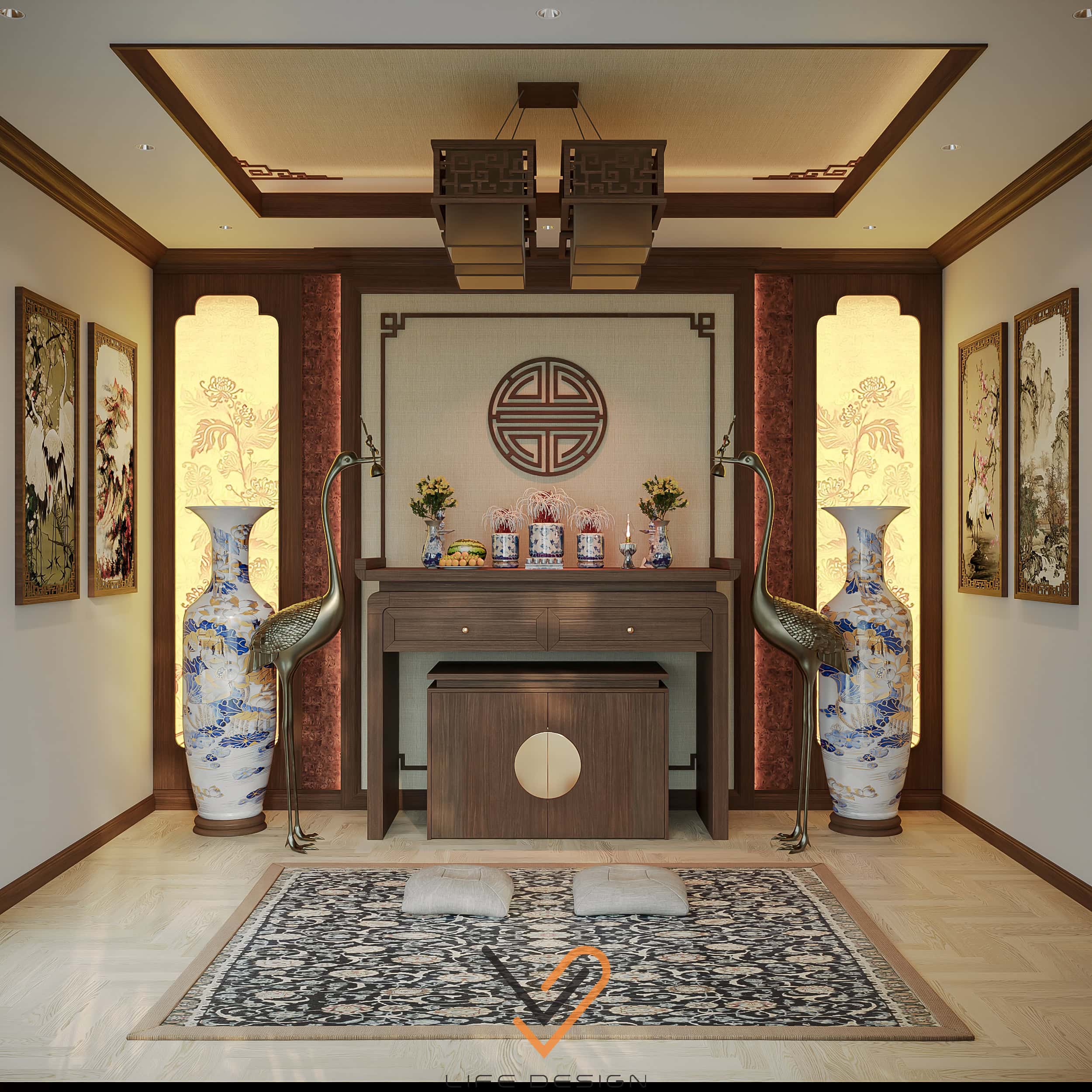 Những đại kỵ phong thủy khi bố trí phòng thờ trong nhà 