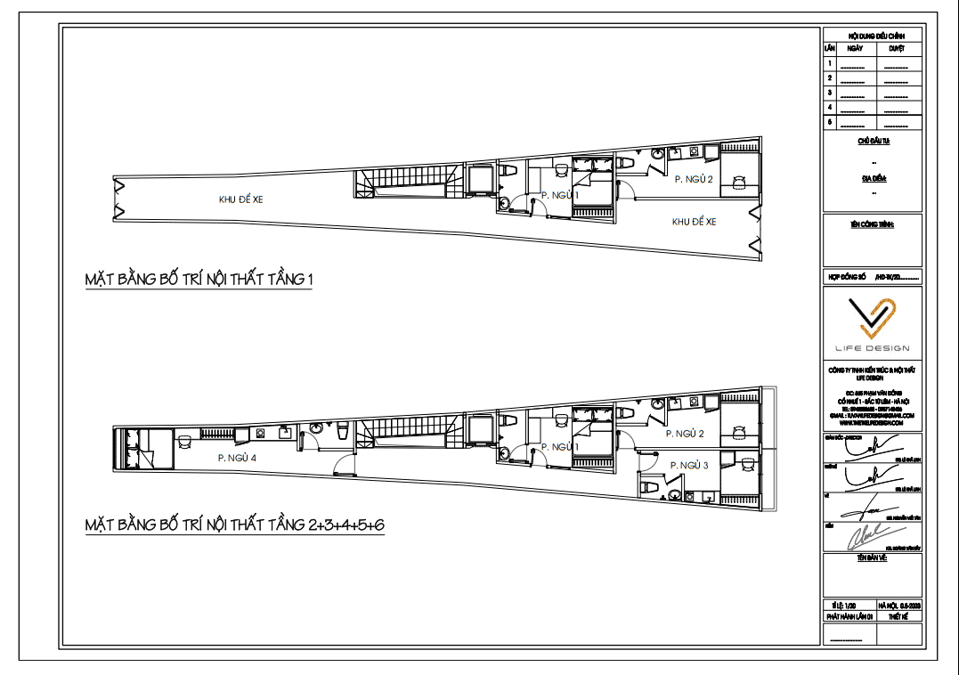 Bản vẽ mặt bằng nội thất 