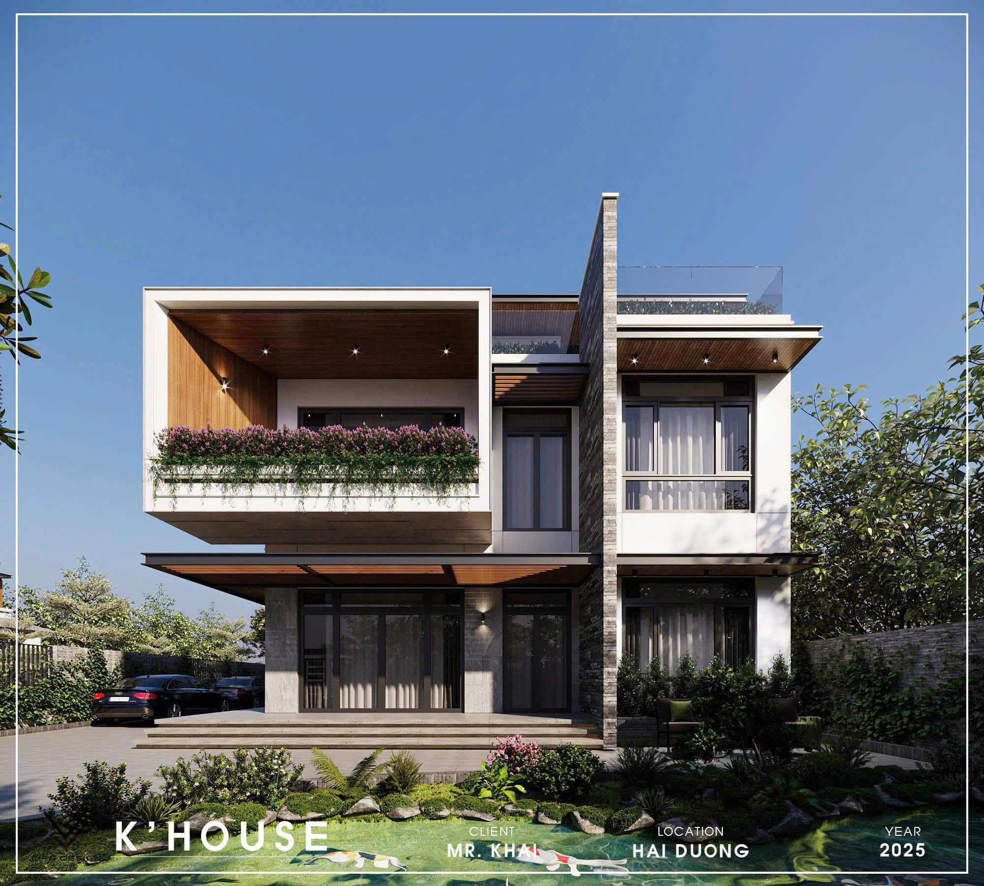 Kiến trúc nhà phố hiện đại 