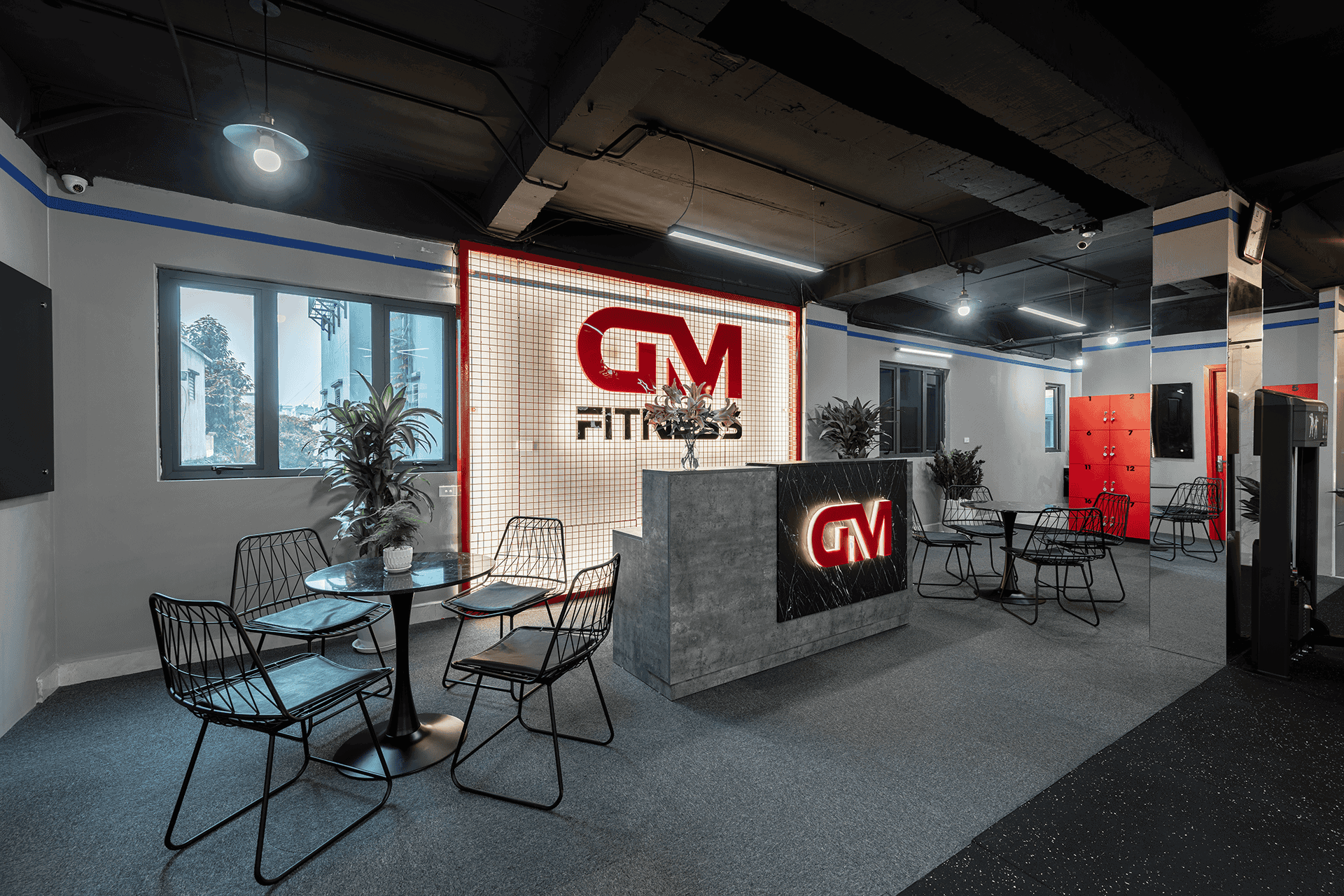 Thi công nội thất phòng gym tại Goldmark City - 36 Hồ Tùng Mậu 