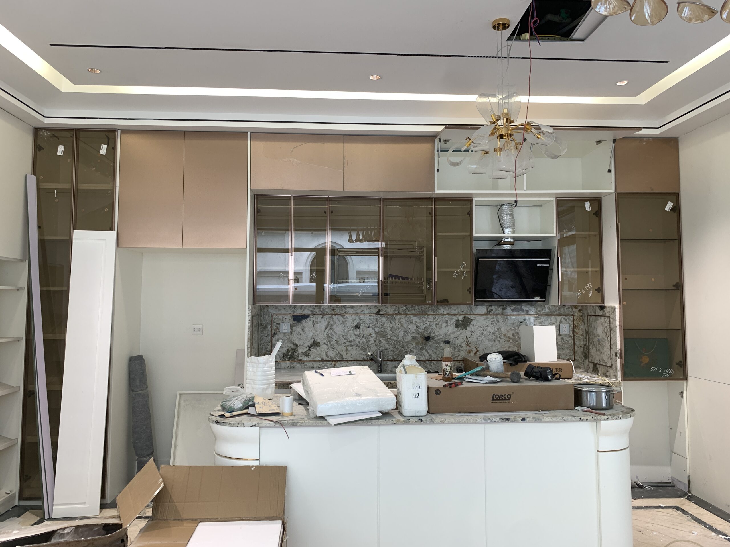 Giai đoạn này giúp hoàn thiện từ 70-80% tiến độ công trình thi công nội thất trọn gói 